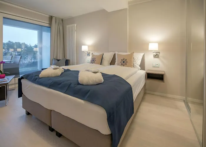 Dünenresidenz Prora - 1-Raum-Appartement mit Meerblick, 1 Schlafzimmer und Balkon NP416